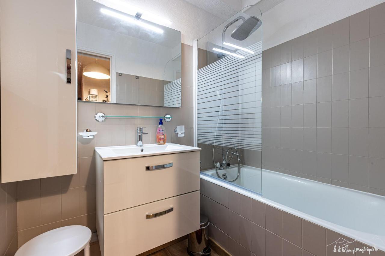 Allos Village Studio Cosy Avec Balcon Exterior foto
