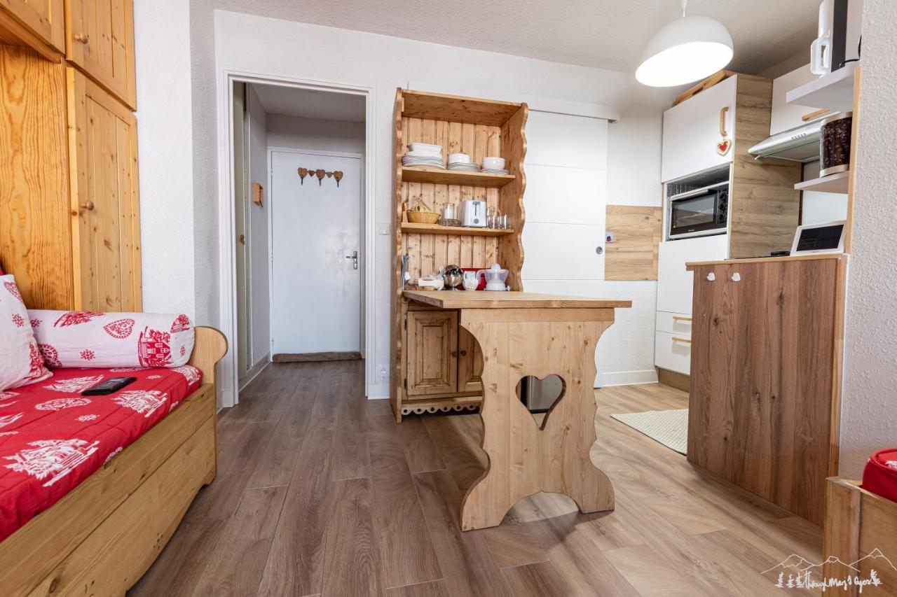 Allos Village Studio Cosy Avec Balcon Exterior foto